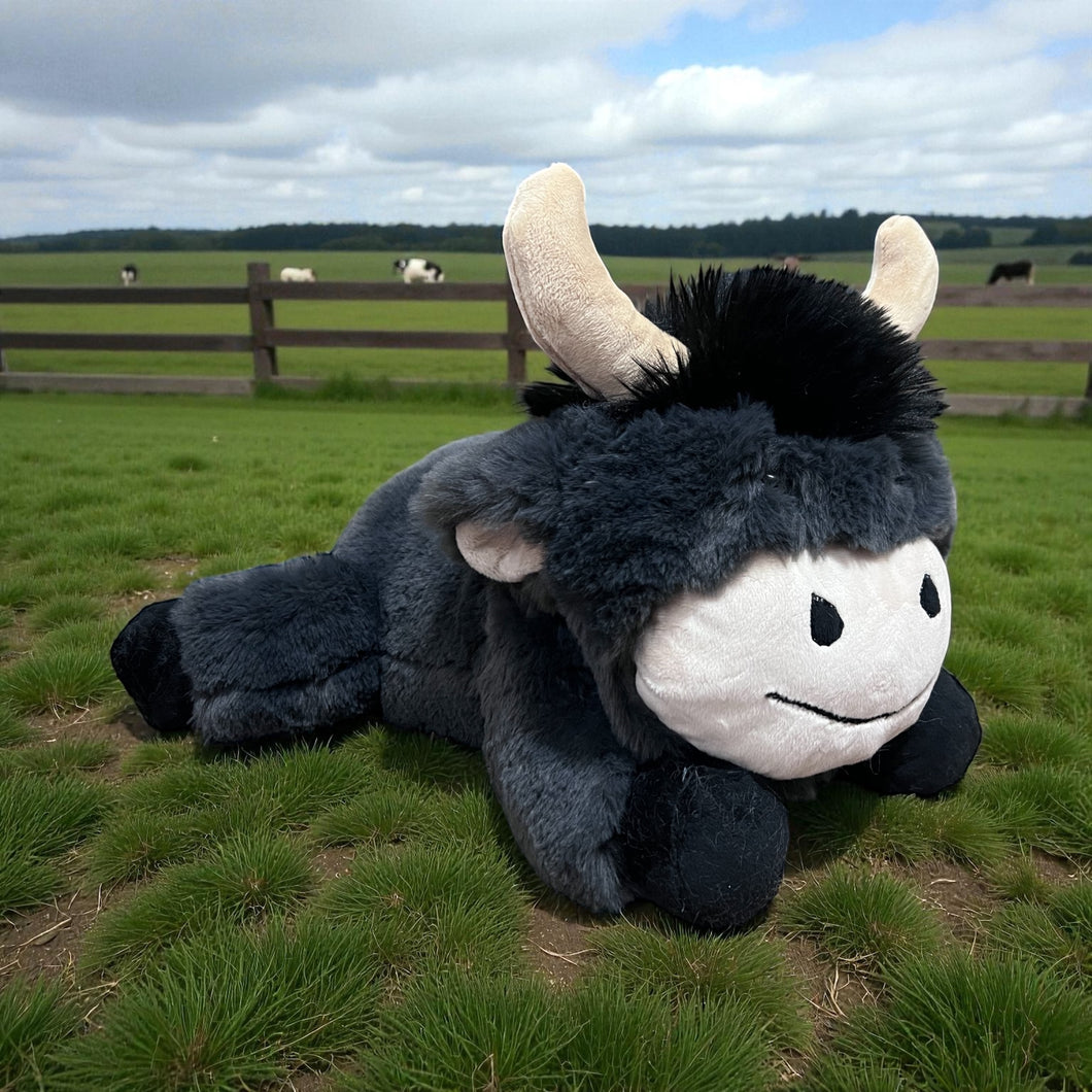 FRM Giant Highland Cow with Mega Whispy Fabric