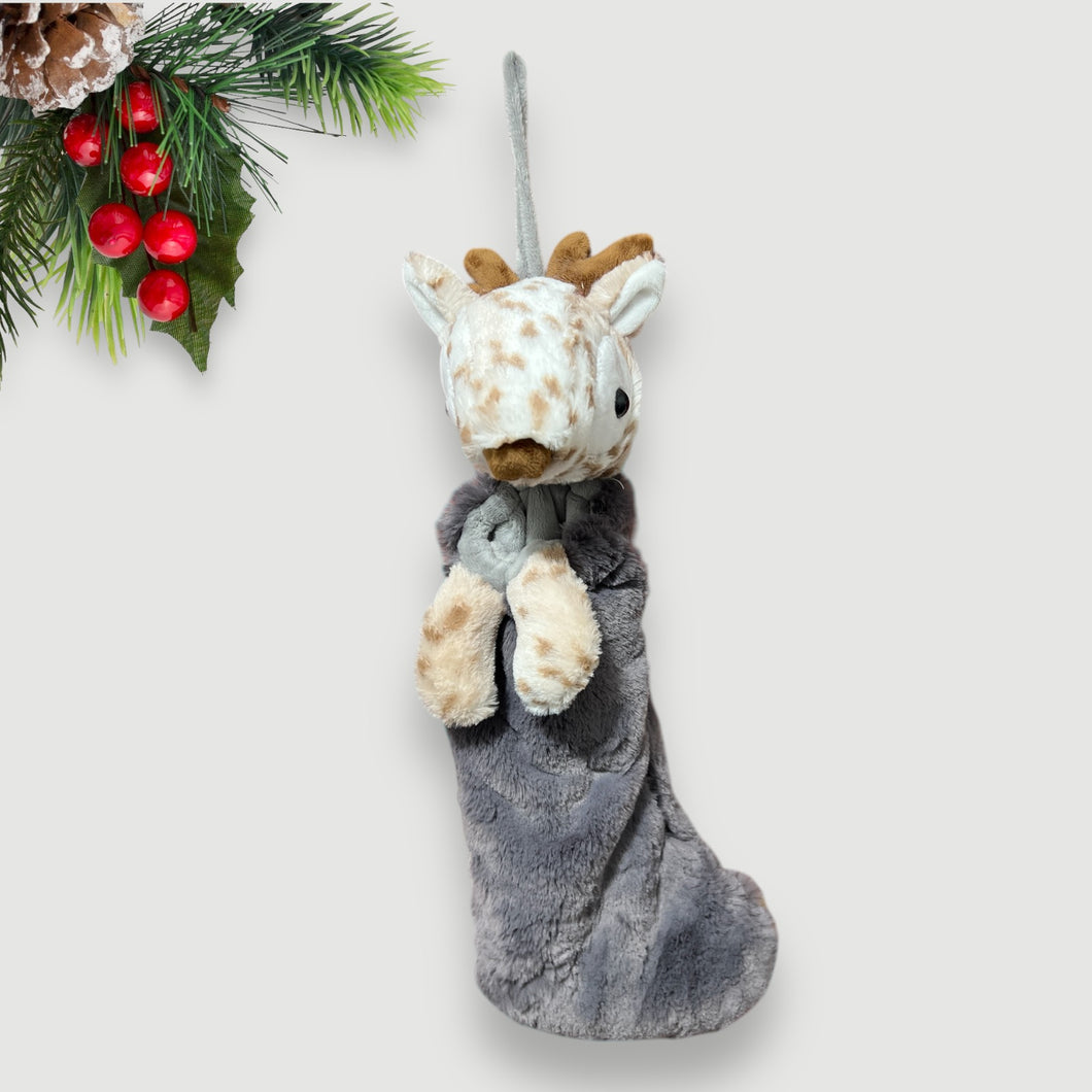 Christmas Reindeer Stocking