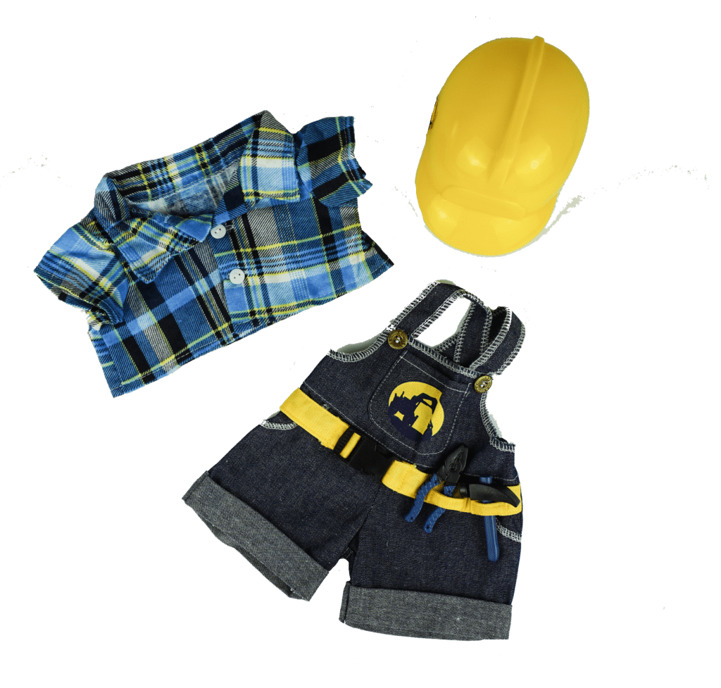 Stuffie Construction Worker Set